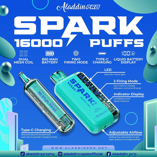 Aladdin Spark 16000 Puff