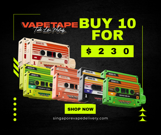 10 Pcs Vape Tape Bundle Singapore